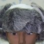Russian/Aviator/Trapper Winter Ski Hat,Beanie,Nylon,Faux Fur,Down,# 171 White