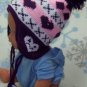 Infant/Baby Happy Heart Ear Flap Knit Winter Hat,Beanie,Cap,Earflap,# 260 Purple