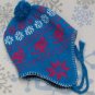 Skier Winter Ear Flap Ski Hat,Beanie,Cap,Toboggan,Earflap,# 340 Teal/Fuchsia