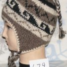 Wool Winter Ear Flap Ski Hat,Cap,Beanie,Stocking,Snowboard,Nepal,# 679