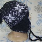 Kid/Child Snowflake Diamond Winter Ear Flap,Hat,Ski,Earflap,Cap,Grey,# 215 Gray