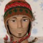 100% Wool Winter Ear Flap Ski Cap,Hat,Earflap,Beanie,Made in Nepal,Small,# 071