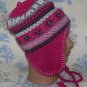 Diamond Eye Winter Ear Flap Hat,Ski,Earflap,Stocking,Cap,Beanie,# 334 Pink