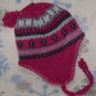Diamond Eye Winter Ear Flap Hat,Ski,Earflap,Stocking,Cap,Beanie,# 334 Pink