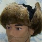 Russian/Aviator Winter Ear Flap Rib Hat,Ski,Beanie,Trooper,Cap,# 118 Black/Brown