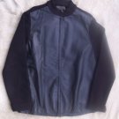 John Paul Richard Uniform Leather \ Wool Blend Sweater Size S Small