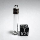 Moon Rock Pendant - Glass Vial with Genuine Lunar Meteorite