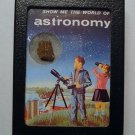 Vintage Astronomy Telescope Meteorite Display