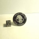 Fossil Skull Pin, Forever Collecting Dead Things