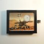 Mars Rock Sample Display, Martian Rover with Meteorite
