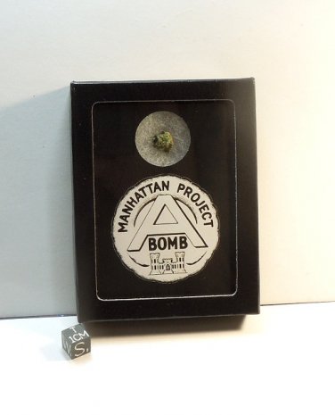 Manhattan Project Trinitite Sample Display
