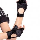 Fingerless Motorcycle Gloves black