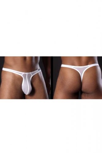 Sexy Mesh Thong white XL