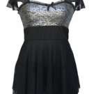 Captivating Lace Cup Double-Layer Babydoll M