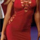 Strappy Mini Dress red One Size