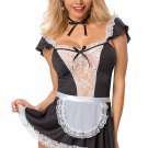 French Maid Costume black/white One Size