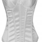 Satin Underwire Bustier white S