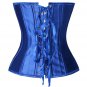 Classic Satin Corset royal blue 1xl/2xl