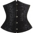 24 Steel Bones  Corset black 3xl/4xl