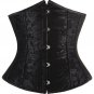 24 Steel Bones  Corset black 3xl/4xl