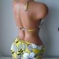 Floral Swimsuit Bikini Set L