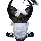 Lace Maid Teddy Costume One Size