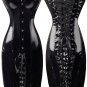 Black Patent Fetish PVC Corset Dress 1xl/2xl