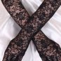 Elbow Length Lace Gloves black