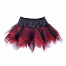 Layered Tutu Skirt black/red M