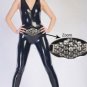Glossy PVC Viyl Catsuit black One Size