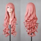 Cosplay Anime Long Wig pink