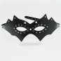 Black Studded Faux Leather Mask