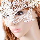 Masquerade Venice Lace Mask white One Size