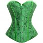 Jacquard Damask Corset green 1xl/2xl