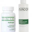 Free Ship Canada Avacor Nutricap & Scalp Detoxifying Shampoo 1 Month  hair loss