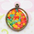 Candy - Handmade Altered Art Pendant Charms