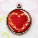 My Warm Heart - Handmade Altered Art Pendant Charms