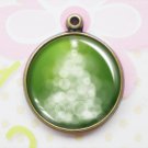 The Bubble Tree - Handmade Altered Art Pendant Charms