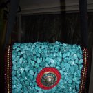 Turquoise Hemp Handbag
