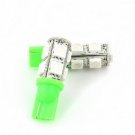 2 x T10 194 168 W5W 9-SMD Green 12V LED Car Wedge Light