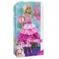 NIB BARBIE DOLL SPARKLE LIGHTS PRINCESS TOY PINK RED