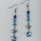 Blue Flower Earrings