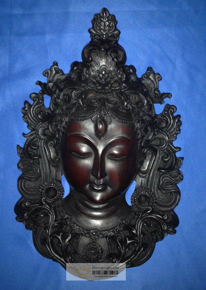 Tibetan Buddhist Goddess Tara Hanging Wall Décor Mask 12/"