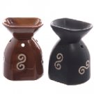 Tapered Oil Burner with Scroll Pattern