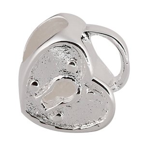 925 Sterling Silver Large Hole Charm Bead fits Pandora Bracelet JA2