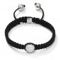 10MM NEW  European CZ Crystal Disco Balls Macrame Bracelet -CP007