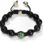 10MM NEW European CZ Crystal Disco Balls Macrame Bracelet -CP038