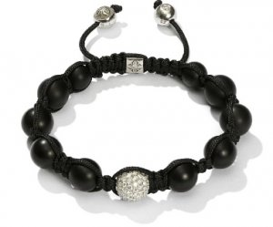 10MM NEW  European CZ Crystal Disco Balls Macrame Bracelet -CP041