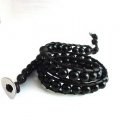 New  Agate Beads Leather Wrap Cuff Bracelet-CL034