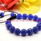 WWW Very Pretty  AAA 14x12MM and 2x10MM Crystal Stones Bead Pave Disco Ball  Macrame  Bracelet